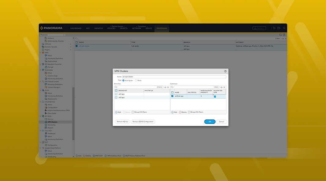 Simplify branch onboarding with Prisma Access hubs